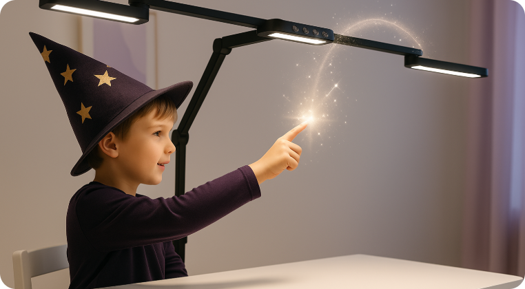 Lampki biurkowe dla dzieci z funkcjami kreślarskimi